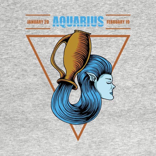 Aquarius Zodiac Signs by Utopia Shop